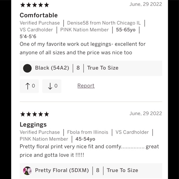 NWT Victoria’s Secret Essential Pocket Leggings in Fuchsia in Size 10 - Picture 6 of 7